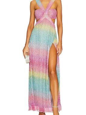 Saylor Meadow Maxi Dress in Multi